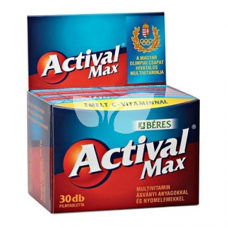 Béres Actival Max multivitamin filmtabletta 30db