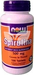 Now Spirulina alga tabletta