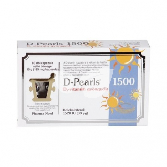 Pharma Nord D-Pearls D vitamin gyöngyök