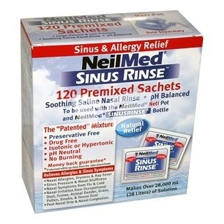 SinuRinse orr irrigátor utántöltő 120 tasak sókeverék (9 év felettieknek)