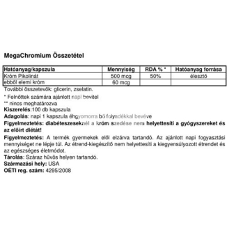Vitamin Station Mega Chromium kapszula - 2.