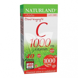 Naturland 1000 mg C-vitamin tabletta - 1.