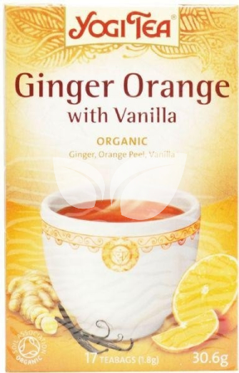 Yogi Bio Narancsos Gyömbér tea