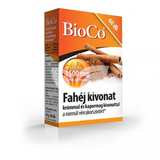 BioCo Fahéj kivonat Krómmal és kapormag kivonattal