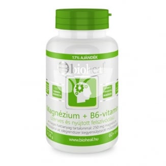 Bioheal Magnézium + B6-vitamin Szerves Nyújtott felszívódású tabletta