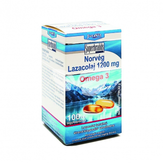 JutaVit Norvég Lazacolaj 1200mg Omega-3, 100db