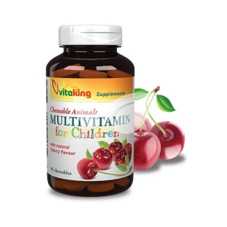 Vitaking Meggyes Rágótabletta Gyerekeknek