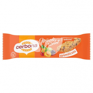 Cerbona Gyümölcsös Müzliszelet 20 G