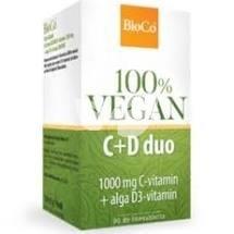 Bioco Vegan C+D Duo 1000Mg C-Vitamin+Alga D3-Vitamin 90 db