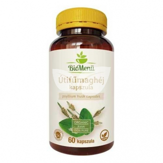 Biomenü Bio Útifűmaghéj Kapszula 60 Db 620 Mg-Os Kapszula