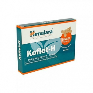 HIMALAYA KOFLET-H TOROKCUKORKA GYÓGYNÖVÉNY KIVONATOKKAL ÉS MÉZZEL GYÖMBÉR ÍZESÍTÉSSEL 12DB