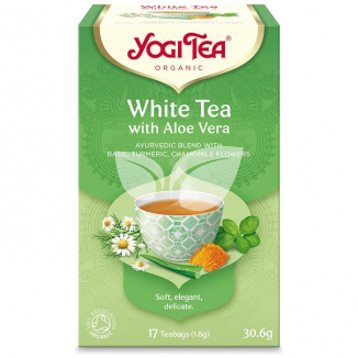 Yogi bijo tea fehér tea aloe verával 17X1