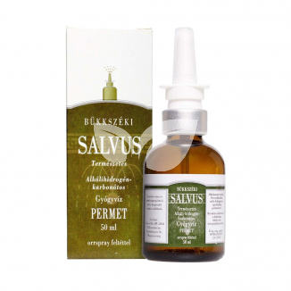 Salvus gyógyvíz permet orrspray feltéttel (zöld) 50 ml