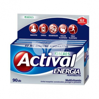 Béres Actival Energia ginzeng gurana filmtabletta 90 db