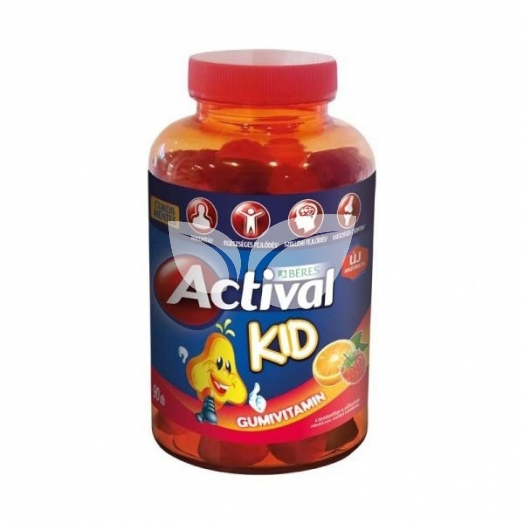 Béres Actival Kid gumivitamin cukormentes gumitabletta 90 db