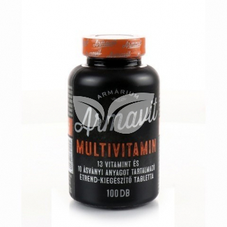 Armárium armavit multivitamin 13 vitamin és 10 ásványi anyagot tartalmazó étrend-kiegészítő tabletta 100 db