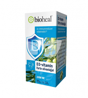 Bioheal d3-vitamin forte olívaolajjal 70 db
