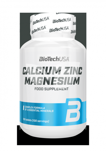 Biotech calcium-zinc-magnesium tabletta 100 db
