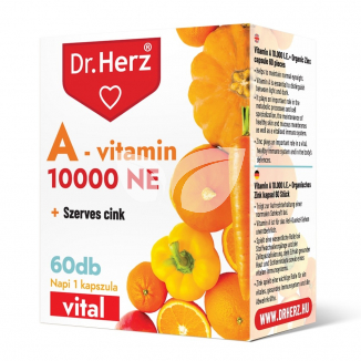 Dr.herz a-vitamin 10000NE+szerves cink kapszula 60 db