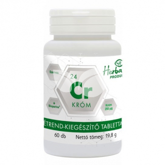 Herbalprodukt szerves króm tabletta 60 db