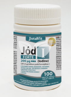 Jutavit jód tabletta 200µg 100 db