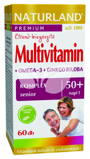 Naturland multivitamin 50+ lágyzselatin kapszula 60 db