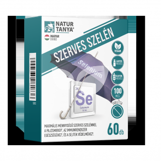 Naturtanya szerves szelén 10 mcg tabletta 60 db
