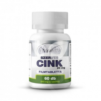 Vitapaletta szerves cink tabletta 60 db
