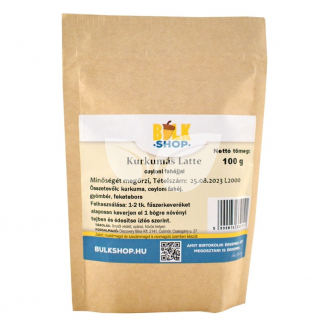Bulk Shop kurkumás latte 100 g