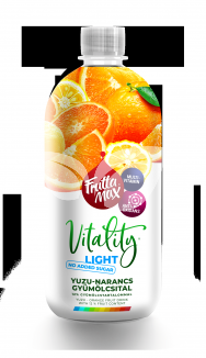 Fruttamax vitality yuzu-narancs ízű gyümölcsital 750 ml
