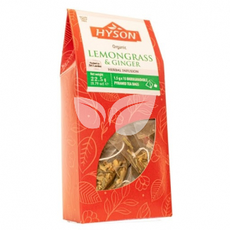Hyson bio citromfű és gyömbér tea 15x1,5g 23 g