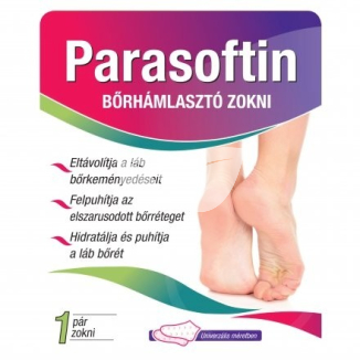 Parasoftin - bőrhámlasztó zokni 1 db