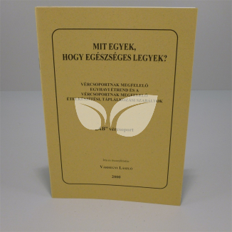 Könyv: mit egyek... "ab" vércsoport 1 db
