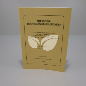 Könyv: mit egyek... "o" vércsoport 1 db