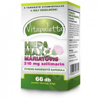 Vitapaletta hepa max máriatövis kapszula 210 mg szilimarin 66 db