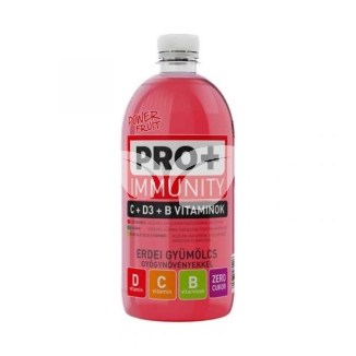 Powerfruit pro+ immunity d+c vitaminos erdei gyümölcs ízű üdítőital 750 ml