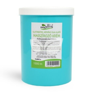 Mollis masszírozó krém illatmentes 1000 ml