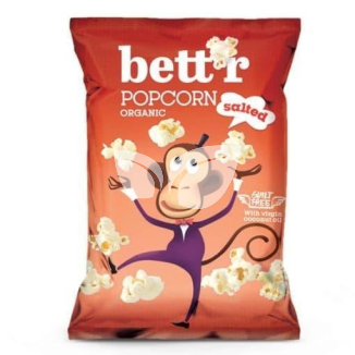 Bettr bio vegán gluténmentes tengeri sós popcorn 60 g