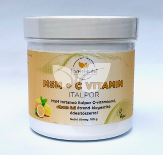 Everhale msm+c-vitamin citromos italpor 180 g