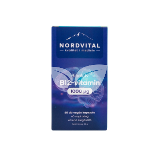 Nordvital b12-vitamin 1000mcg vegán kapszula 60 db