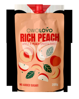 Owolovo gyümölcspüré alma-őszibarack 200 g