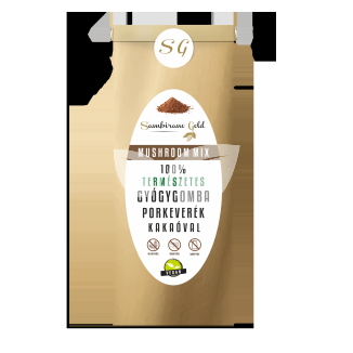 Sambirano Gold mushroom mix kakaós gyógygomba superfood porkeverék 100 g