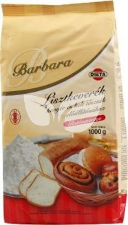 Barbara Gluténmentes Lisztkeverék kenyérhez, kelttésztához 1000g