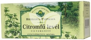 Herbária Citromfű levél filteres tea