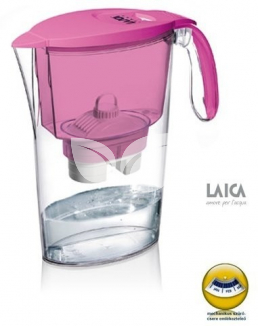 Laica Color Clear line vízszűrő kancsó lila 1db szűrőbetéttel
