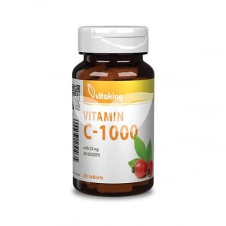 Vitaking C-vitamin 1000mg+Csipkebogyó tabletta