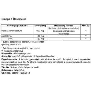 Vitamin Station Omega 3 zselétabletta - 2.