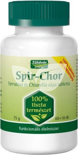 Zöldvér Spir-Chor Tabletta 100%-Os