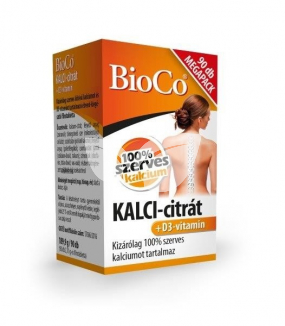 BioCo Kalci-citrát és D3-vitamin Megapack tabletta