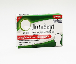 JutaVit JutaSept szopogató tabletta MENTOL-EUKALIPTUSZ 24x